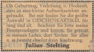 Dorfstraße 1 Julius Stelting 1951-min