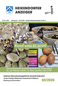 Titelblatt Heikendorfer Anzeiger Februar 2026