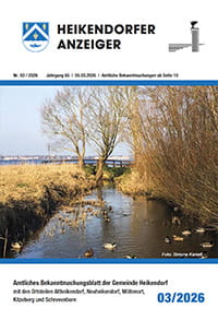 Titelblatt Heikendorfer Anzeiger März 2026