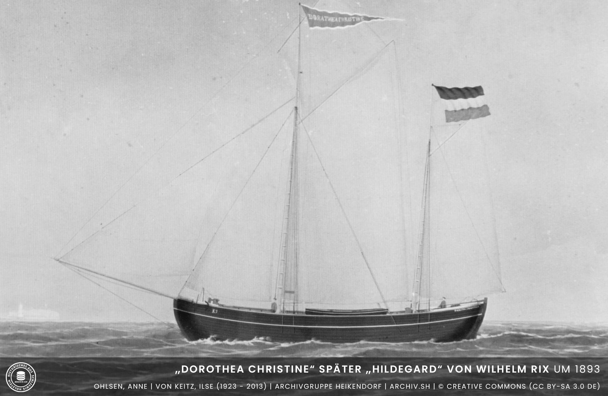 Yacht-Dorothea-Christine-später-Hildegard-von-Wilhelm-Rix-um-1893